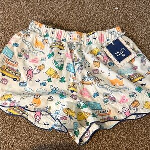 Roller Rabbit X TARGET white  Camp Print  Shorts